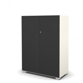 Cabinet PRIMO 1000 with laminated doors, 100x45x117 cm