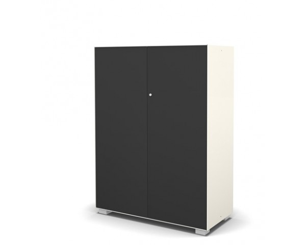 Cabinet PRIMO 1000 with laminated doors, 100x45x117 cm