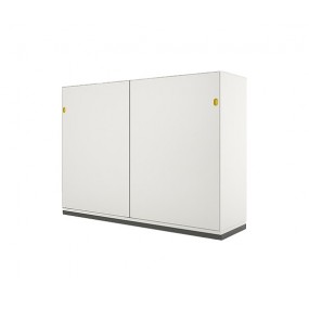 Cabinet PRIMO with sliding doors, 120x45x117 cm