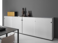 Cabinet PRIMO with sliding door, 160x45x72 cm - 3