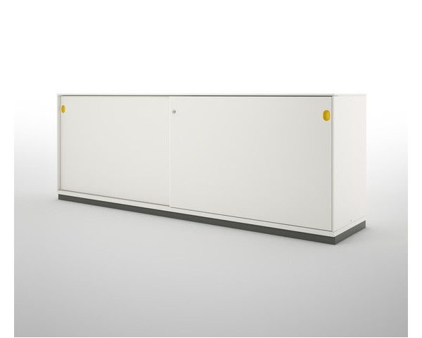 Cabinet PRIMO with sliding door, 160x45x72 cm