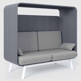 Sofa Privée with acoustic wall