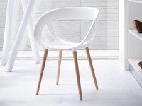 Chair MOEMA BL - beige/beech - 2
