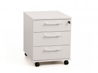Mobile container OPTIMA - 3x drawer + lock 415x500x510 - 3