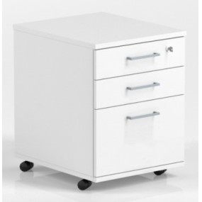Mobile container OPTIMA - 3x drawer + lock 415x500x638