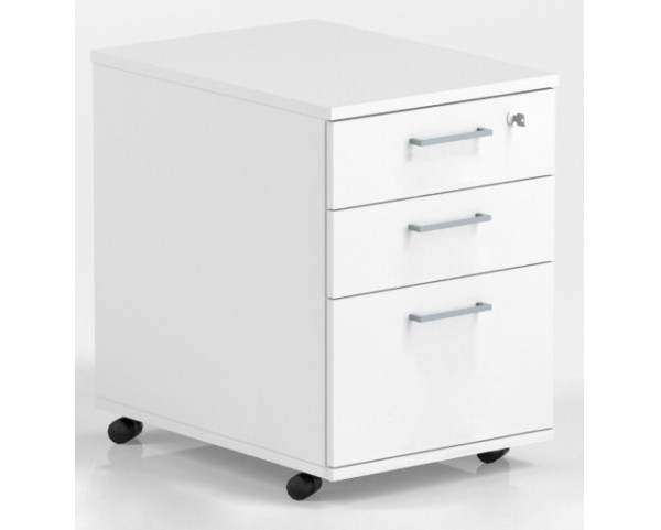 Mobile container OPTIMA - 3x drawer + lock 430x600x672