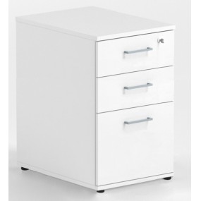 Fixed container OPTIMA - 3x drawer + lock 430x600x722