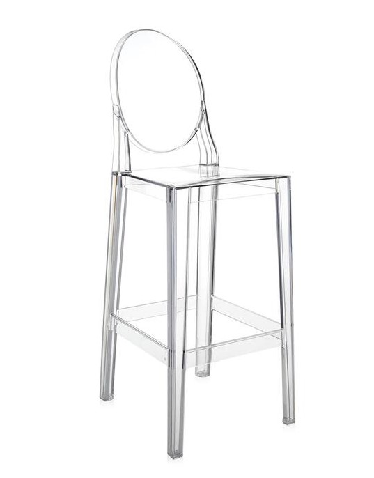 Levně Kartell - Barová židle One More Ghost, vysoká