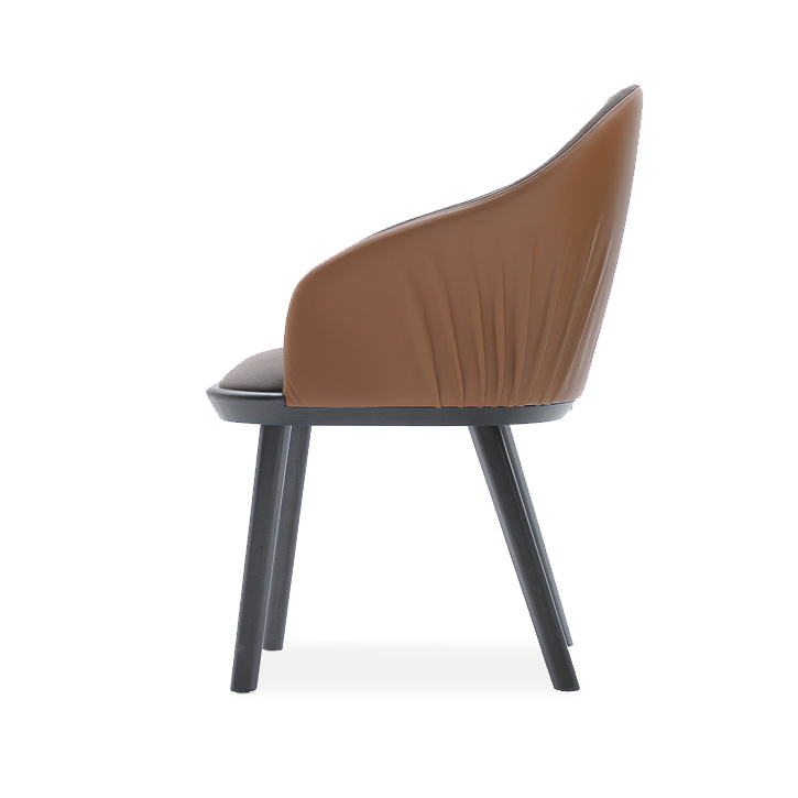 Levně MONTBEL - Dřevěná designová židle RIVOLI 03333