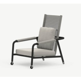 ASTRA armchair with high backrest