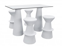 Barový stôl ROLLER obdĺžnik - 2