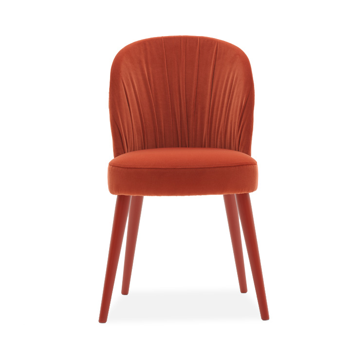 Levně MONTBEL - Čalouněná židle ROSE 03010 plisovaná