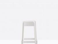 Nízká barová židle RUBIK 582 DS - bílá - 3