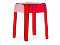 Chair RUBIK 583 DS - transparent red - 3