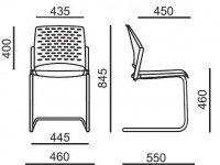 Jednací židle REWIND RW 2106 - 3