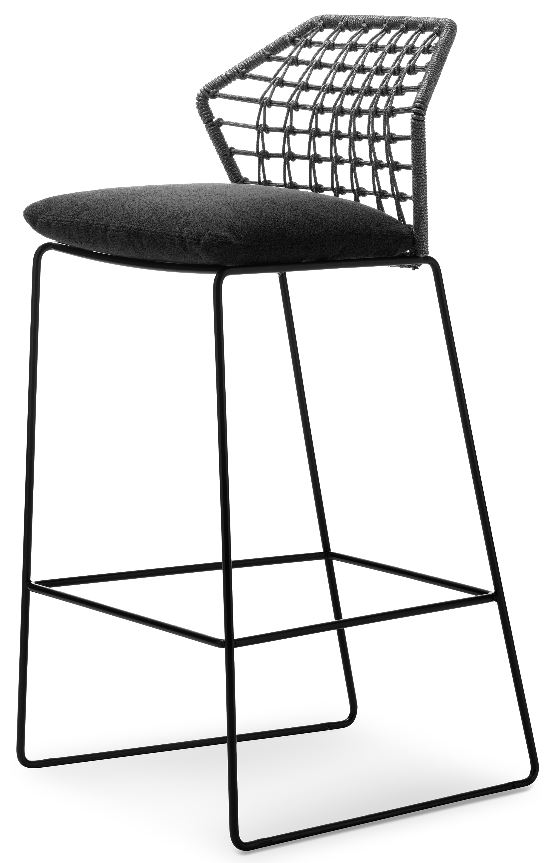 Levně SABA - Venkovní barová židle NEW YORK SGABELLI SOLEIL - vysoká