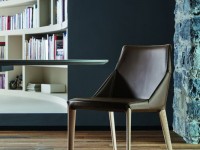 Židle Sally s dřevěnou podnoží - 3