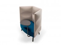 CUMULUS armchair with two-tier backrest - 3