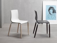 Židle ALICE NATURAL - bílá/jasan - 3