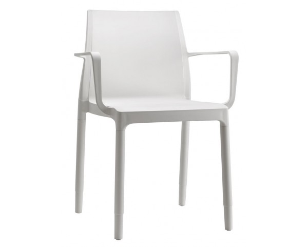 CHLOÉ TREND MON AMOUR chair with armrests - white