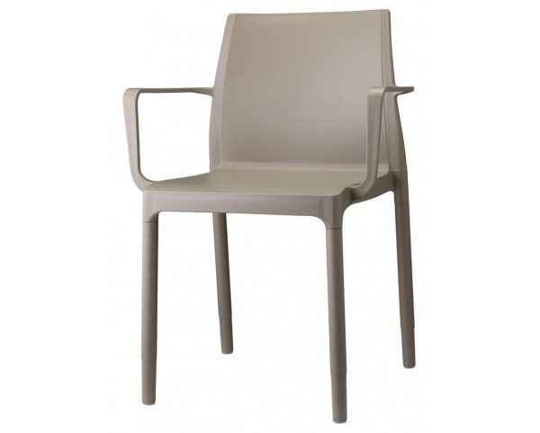CHLOÉ TREND MON AMOUR chair with armrests - beige