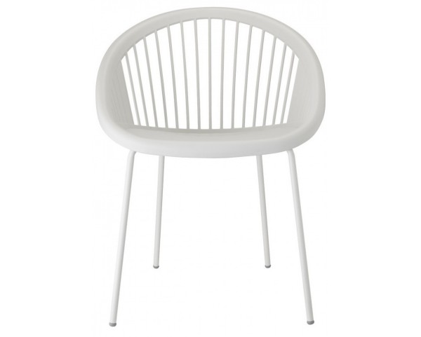 Židle GIULIA - bílá/bílá