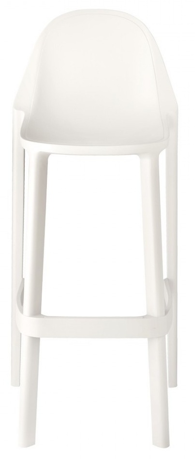 SCAB - Barová židle PIU nízká - bílá