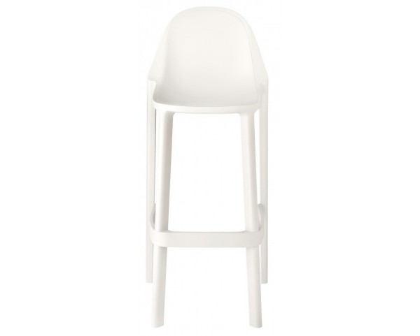 Barová stolička PIU nízka - biela