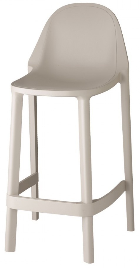 Levně SCAB - Barová židle PIU nízká - béžová