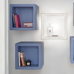 OPEN CUBE 45 shelf (+ luminous variant)