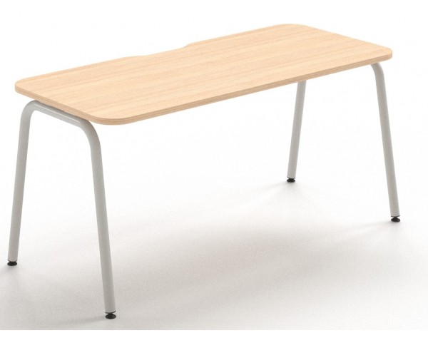 Stůl ROUND se zaoblenými rohy 160x80 - posuvná deska