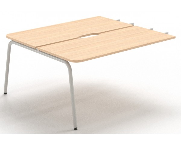 Dvoumístný přídavný stůl ke skříňce ROUND 140x144 cm - zaoblené hrany