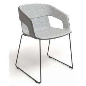 TWIST&SIT armchair with slatted base