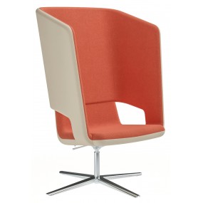 TWIST&SIT SOFT swivel chair SDH030 with aluminium base