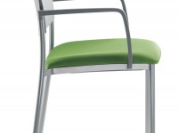 Židle SEANCE ART 180-BR - bílý plast - 3