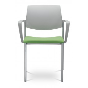 Židle SEANCE ART 180-BR - bílý plast