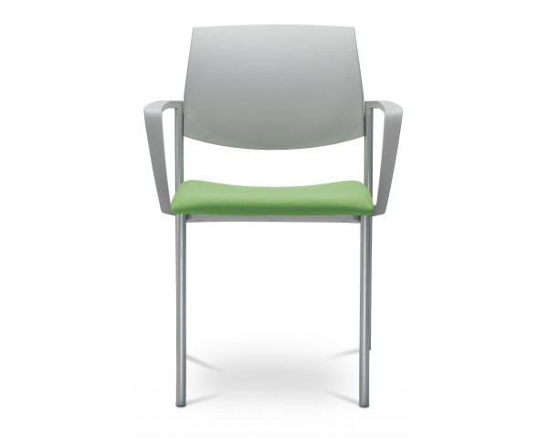 Židle SEANCE ART 180-BR - bílý plast