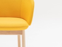 Židle GRACE - s dřevěnou podnoží - 2