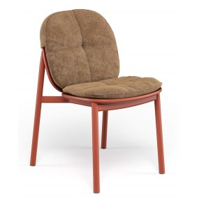 TWINS 6040 chair with upholstered seat and backrest