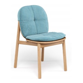 TWINS 6051 chair with upholstered seat and backrest