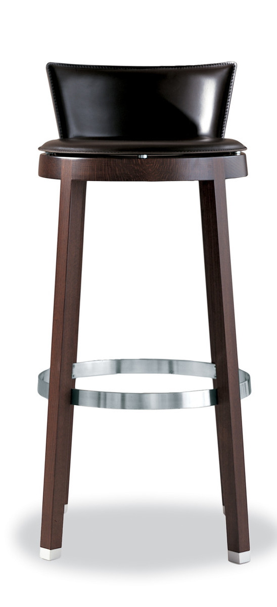 Levně TONON - Barová židle SELLA čalouněná, vysoká
