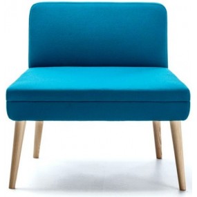 Lounge židle SERIE 50 - dřevěná podnož