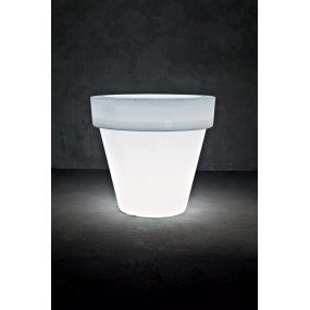 Flowerpot BIG BO with light and container