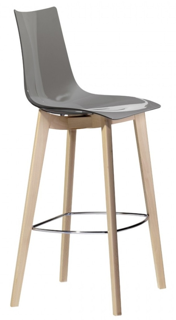 Levně SCAB - Barová židle ZEBRA ANTISHOCK NATURAL nízká - béžová/buk