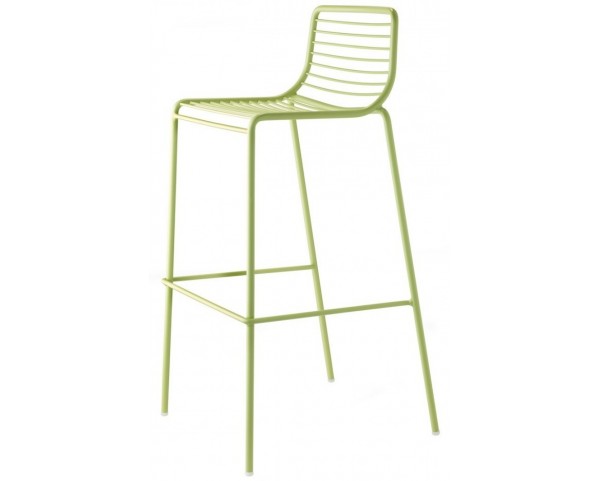 Barová židle SUMMER vysoká - zelená