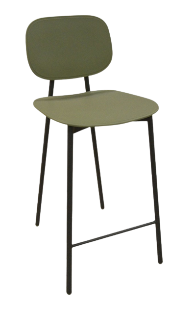 Levně POINTHOUSE - Barová židle TATA YOUNG 6 s plastovým sedákem