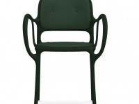 Čalúnená stolička MILA - zelená - 2