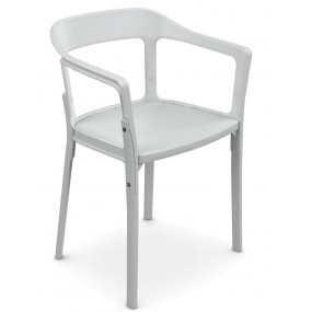 Židle STEELWOOD CHAIR - bílá
