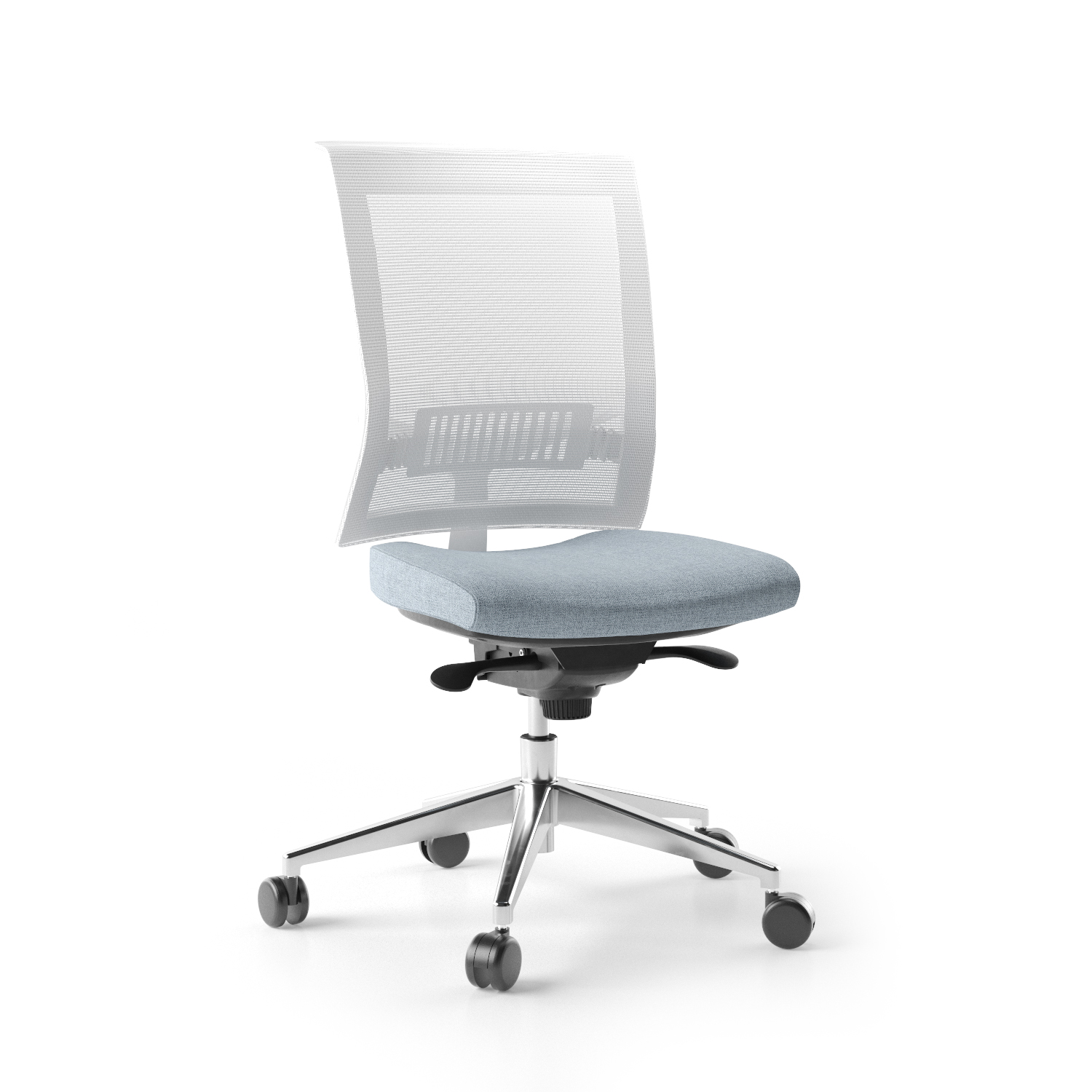 Levně NARBUTAS - Pracovní židle EVA II s bílým rámem