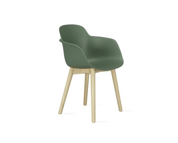 Židle SICLA s dřevěnou podnoží